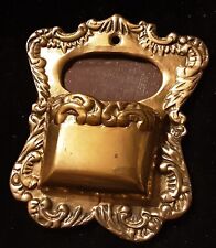 Vintage Crowning Touch Collection Sold Brass Wall Matchholder picture