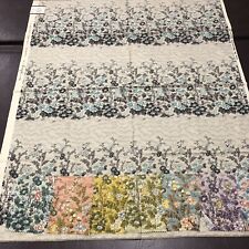Vintage Greeff Fabric Road Sample With Swatches Unique “Dunleith” Flowers picture