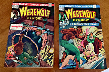 Werewolf By Night  no 16, 14 lot of 2 Vintage Marvel Comics Ungraded picture
