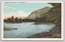 Postcard Elephant Mountain, Lake George, New York Vintage White Border 1923 picture
