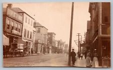 Postcard 1911 Unidentified Street Scene Real Photo RPPC Charlie Kedng Laundry picture