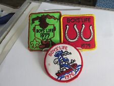 3 Different 1970s BSA Boy Scouts Boys Like Scouting Patches 1976-77-79 BSA patch picture