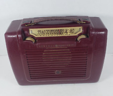 Vintage 1940’s GE General Electric Model 150 Portable AM Radio display or parts picture