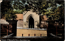 VINTAGE POSTCARD THOMAS A BECKET'S WELL NORTHAMPTON ENGLAND c. 1910-1914 picture