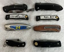 Lock Blade Pocket Knives Mixed Lot/8 Myerchin Colonial CKC Stainless Steel Wood picture