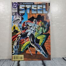 DC Comics STEEL #4 1994 Superman John Henry Irons Vintage Comic Book Sleeved picture