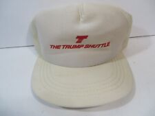 RARE Vintage Trump Shuttle Airlines Hat Snapback 1989 Made in USA picture