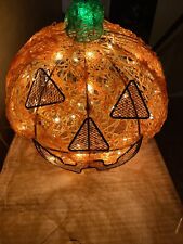 Acrylic Led lighted Pumpkin Halloween Decoration Creative Jack O Lantern picture