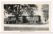 1947 - The High School, Blenheim, Ontario, Canada B&W Postcard picture