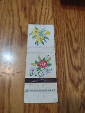 . Matchbook Cover: WALLPAPER  Flowers  MB186 picture