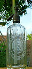 ANTIQUE BOTTLE SPARROW  PICTORIAL KERSHAW & SON SODA WATER OLD BOTTLE 1890's picture
