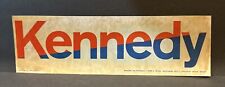 ROBERT F KENNEDY PRESIDENTIAL BUMPER STICKER 1968 ELECTION VINTAGE NEVER USED picture