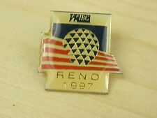Vintage WIBC Pin Womens Bowling Reno Nevada 1997 picture