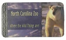 Vintage North Carolina Zoo Souvenir Magnet Polar Bear Where The Wild Things Are picture