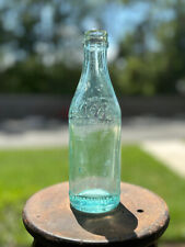 1911 Fayetteville NC COCA COLA BOTTLE STRAIGHT SIDE CLEAR auqa Green . picture