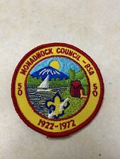 1972 Monadnock Council 50th Anniversary Council Patch CP picture