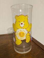 Vintage 1983 Pizza Hut Care Bears Funshine Bear Limited Edition Glass picture