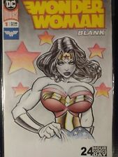 WONDER WOMAN ORIGINAL SKETCH COVER ART DRAWING BY ANDRADE NOT A PRINT picture