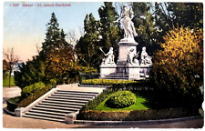 Postcard Switzerland Basel St. Jakobsdenkmal Monument picture