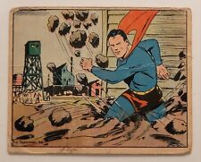 1940 SUPERMAN GUM CARD #39 Disaster at The Mine Vintage Gum, Inc. Scarce 1.5 FR picture