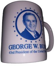 George W. Bush 43rd President Of The United States White Coffee Cup Mug picture