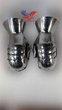 CHRISTMAS x-mas Medieval Gauntlets 16 Gauge Steel Mitten Leather gloves picture