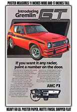 11x17 POSTER - 1978 AMC Gremlin GT picture