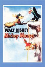 1948 Disney Mickey Mouse Alpine Climbers Mini Movie Poster Postcard Repro 4x6 picture