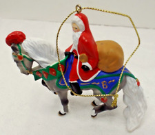 1999 Breyer Dapple Gray Horse Ornament Father Christmas Vintage First in Series picture