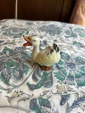 Vintage Handpainted Porcelain Duck Figurine Made In Japan picture