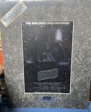 1994 Star Wars Collector’s Edition Chromart THE EMPIRE STRIKES BACK POSTER & COA picture