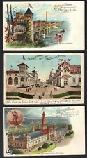 US 1905 LEWIS & CLARK EXPOSITION SIX OFFICIAL POST CARDS THREE COLOR THREE B&W picture