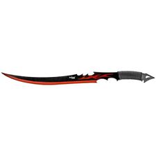 25.75 Full Tang Stainless Steel Anime Style Fantasy Sword with Sheath - Red Shin picture