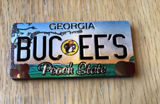 Two Sided Buc-ee's Souvenir Georgia Magnet - Metallic 1.75 x 3.5 in. - Brand New picture