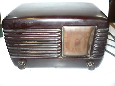 Philco Transitone 48-200 tube Radio w/Chassis 121 In A Brown Bakelite Cabinet , picture