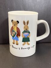 Marianne Fancy Co Bear's Family Mug Anthropomorphic Bear Rabbit Made In Korea picture