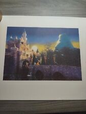 Charles Boyer Disneyland LE litho framed 0729/1000 Castle Goofy Donald w/COA picture
