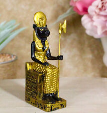 Egyptian Solar Lioness Goddess Sekhmet On Throne Dollhouse Miniature 3
