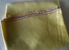 Vintage Old Yellow FABRIC for Ironing Board or Cutter, Silky Look Falling Nicely picture