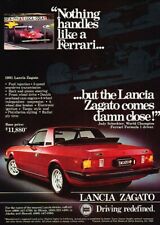 1981 Lancia Beta Zagato Coupe Original Advertisement Print Art Car Ad J421 picture