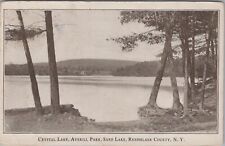 Crystal Lake, Averill Park, Sand Lake, Rensselaer County, New York 1909 Postcard picture