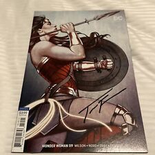 Wonder Woman #59 Signed By JENNY FRISON VARIANT COVER 2019 W/ COA 🔥🔥💯 picture