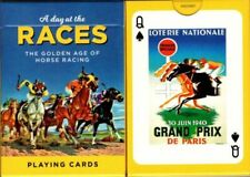 A Day at the Races Playing Cards Poker Size Deck Piatnik Custom Limited Sealed picture