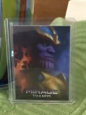 2022 UD Marvel Masterpieces Mirage Captain America Thanos Iron Man Lenticular #1 picture