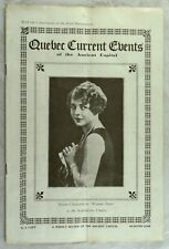 1925 Quebec Current Events Magazine Helene Chadwick Canada Travel Mag picture