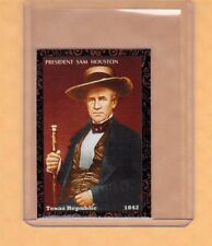 PRESIDENT SAM HOUSTON WHEN TEXAS WAS A REPUBLIC LEGACY SERIES #5 / NM+ COND. picture