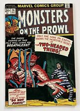 Monsters on the Prowl 26 Marvel 1973, Bronze Age Horror Monster Jack Kirby F/VF. picture