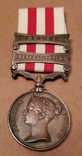 BRITISH INDIAN MUTINY MEDAL 1857 w/ Delhi & Central India Bars (74th Highlndrs) picture