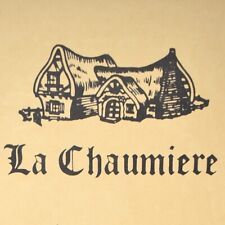 1980s La Chaumiere Restaurant Menu 6910 Main Street Scottsdale Maricopa Co AZ picture