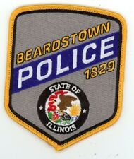 ILLINOIS IL BEARDSTOWN POLICE NICE SHOULDER PATCH SHERIFF picture